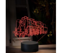 Beling 3D lampa, Parný rušeň 387.0-''Mikádo'', 16 barevná SXQ48