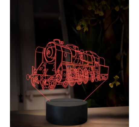 Beling 3D lampa, Parný rušeň 387.0-''Mikádo'', 16 barevná SXQ48