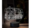Beling 3D lampa, Parný rušeň 464.2 Rosnička, 16 barevná SXQ49