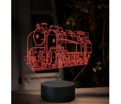 Beling 3D lampa, Parný rušeň 464.1, 16 barevná SXQ50