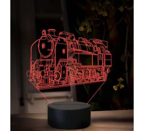 Beling 3D lampa, Parný rušeň 464.1, 16 barevná SXQ50
