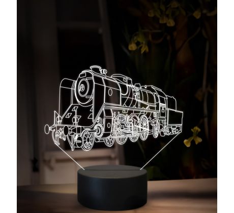 Beling 3D lampa, Parný rušeň 475.1 Šlechtična, 16 barevná SXQ52