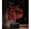 Beling 3D lampa, Parný rušeň 524.1, 16 barevná SXQ53