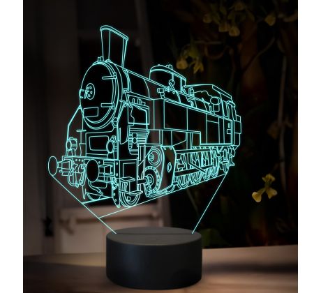 Beling 3D lampa, Parný rušeň 524.1, 16 barevná SXQ53