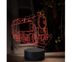 Beling 3D lampa, Parný rušeň CP600, 16 barevná SXQ55