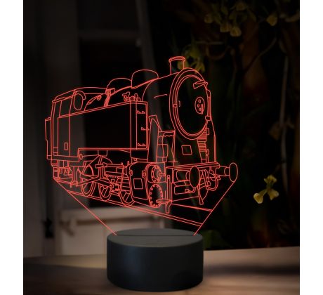 Beling 3D lampa, Parný rušeň CP600, 16 barevná SXQ55