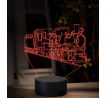 Beling 3D lampa, Parný rušeň Kč 4 Škoda, 16 barevná SXQ56