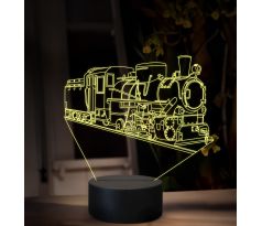 Beling 3D lampa, Parný rušeň Kč 4 Škoda, 16 barevná SXQ56