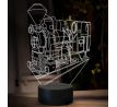 Beling 3D lampa, Parný rušeň U34.9, 16 barevná SXQ57