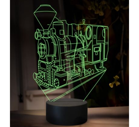 Beling 3D lampa, Parný rušeň U34.9, 16 barevná SXQ57