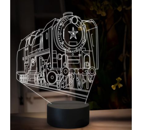 Beling 3D lampa, Rušeň 556.0-Štokr, 16 barevná SXQ58