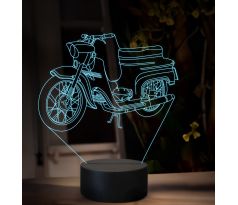 Beling 3D lampa, Jawa 50 typ 05, 16 barevná ZZ72