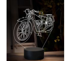 Beling 3D lampa, JAWA 175 Villiers, 16 barevná ZZ78