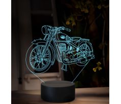 Beling 3D lampa, JAWA 250 Duplex Block, 16 barevná ZZ79