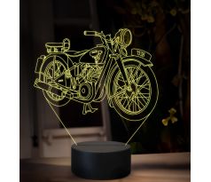 Beling 3D lampa, Jawa 250 special 1938, 16 barevná ZZ80