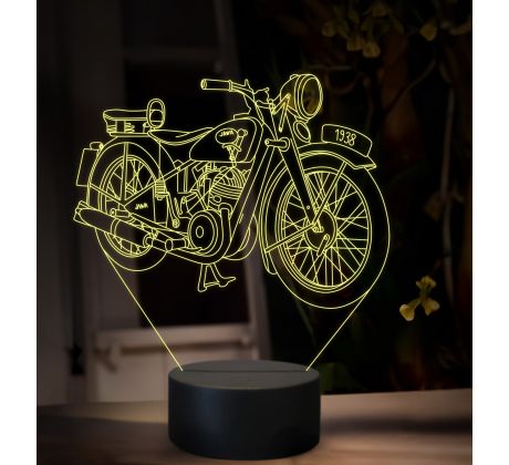 Beling 3D lampa, Jawa 250 special 1938, 16 barevná ZZ80