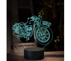 Beling 3D lampa, JAWA 350 SV, 16 barevná ZZ82