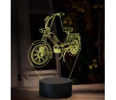 Beling 3D lampa, Jawa Babetta 207, 16 barevná ZZ87