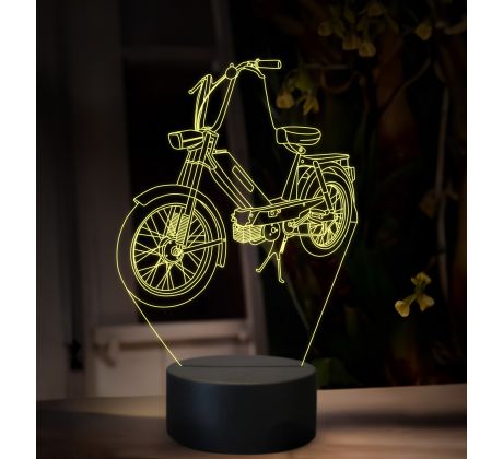 Beling 3D lampa, Jawa Babetta 207, 16 barevná ZZ87