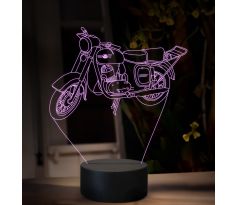 Beling 3D lampa, Jawa Cezeta 175, 16 barevná ZZ88
