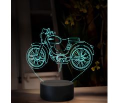 Beling 3D lampa, JAWA Jawetta, 16 barevná ZZ89