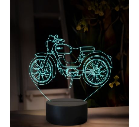 Beling 3D lampa, JAWA Jawetta, 16 barevná ZZ89