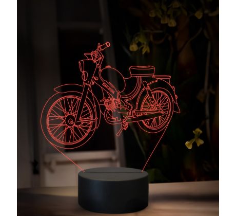 Beling 3D lampa, Jawa Stadion 1955, 16 barevná ZZ91