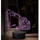 Beling 3D lampa, Cat 320, 16 barevná, BA05