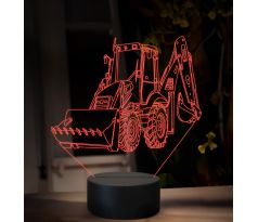 Beling 3D lampa, DH 113 JCB 3CX, 16 barevná, BA08