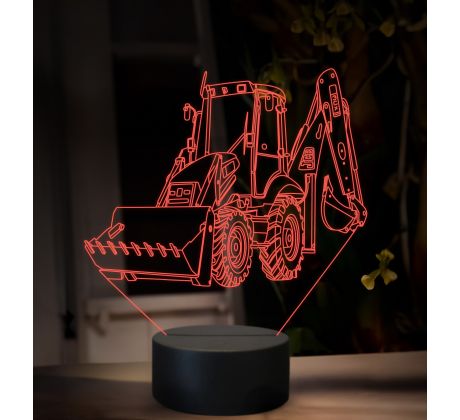 Beling 3D lampa, DH 113 JCB 3CX, 16 barevná, BA08
