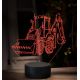 Beling 3D lampa, DH 113 JCB 3CX, 16 barevná, BA08