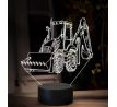 Beling 3D lampa, DH 113 JCB 3CX, 16 barevná, BA08