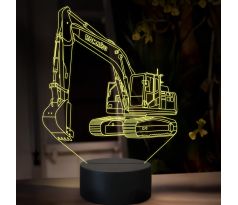 Beling 3D lampa, Komatsu PC210, 16 barevná, BA11