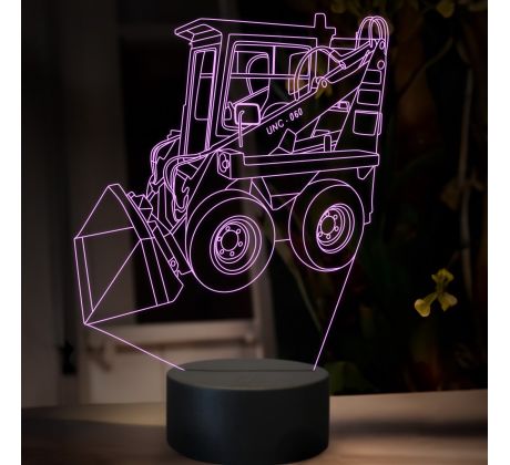 Beling 3D lampa, Unc 060, 16 barevná, BA13