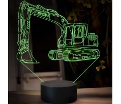 Beling 3D lampa, Volvo EC140, 16 barevná, BA14