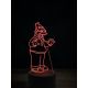 Beling 3D lampa, Abraham Simpson, 16 barevná, SP01
