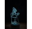 Beling 3D lampa, Abraham Simpson, 16 barevná, SP01