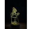 Beling 3D lampa, Abraham Simpson, 16 barevná, SP01
