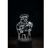 Beling 3D lampa, Clancy Wiggum, 16 barevná, SP05