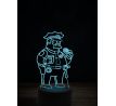 Beling 3D lampa, Clancy Wiggum, 16 barevná, SP05