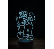 Beling 3D lampa, Groundskeeper Willie, 16 barevná, SP06