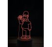 Beling 3D lampa, Homer Simpson, 16 barevná, SP07