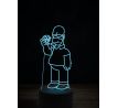 Beling 3D lampa, Homer Simpson, 16 barevná, SP07
