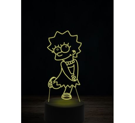 Beling 3D lampa, Lisa, 16 barevná, SP10