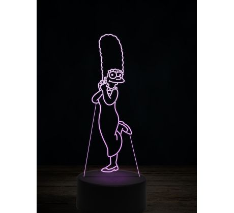 Beling 3D lampa, Marge Simpsons, 16 barevná, SP11