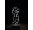 Beling 3D lampa, Milhouse, 16 barevná, SP13