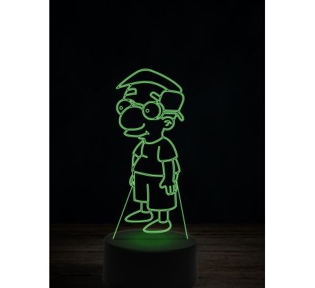 Beling 3D lampa, Milhouse, 16 barevná, SP13
