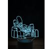Beling 3D lampa, Rodina Simpson, 16 barevná, SP19