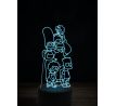 Beling 3D lampa, Rodina Simpson 2, 16 barevná, SP20