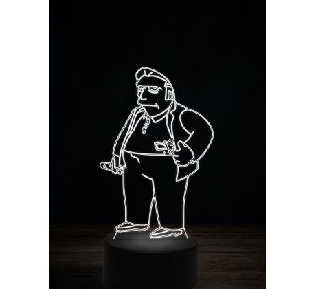 Beling 3D lampa, Tlustý Tony, 16 barevná, SP22